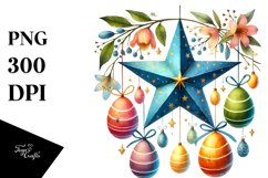Simple Easter Egg Star PNG Product Image 1