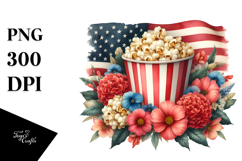 Vintage Popcorn Flowers, 20 oz Tumbler Product Image 1