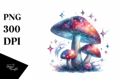 Detailed Shiny Magical Mushroom PNG Product Image 3