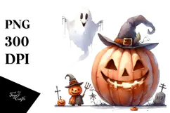 Simple Pumpkin Halloween Clipart, PNG Product Image 1