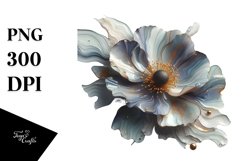 Abstract Glossy Anemone | Sublimation | Clipart Product Image 1