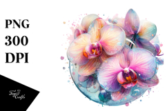 Orchid Round Transparent PNG Product Image 1