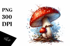 Detailed Shiny Mushroom PNG Product Image 3