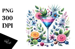 Back View of Cocktail PNG Product Image 1