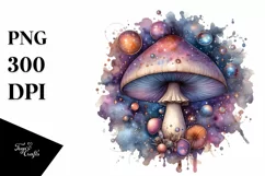 Detailed Mystical Mushroom PNG Product Image 3