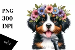 Bernese Mountain Dog Big Eyes | Wrestling Product Image 3