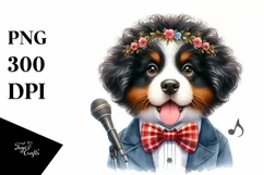 Bernese Mountain Dog Big Eyes | Wrestling Product Image 3