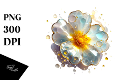 Abstract Glossy Primrose, PNG Product Image 1