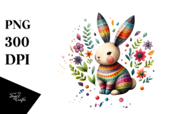 Bunny Made of Wood, Transparent PNG Product Image 1