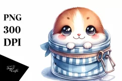 Cute Baby Smiling in a Jar PNG Product Image 1
