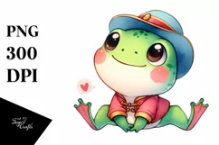 Frog Valentines Love |T-shirt, Mug PNG Product Image 8