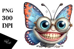 Happy Butterfly with es | Clipart Product Image 1