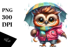 Baby Owl, Transparent PNG Product Image 1