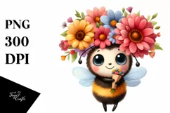 Colorful Baby Hummingbird | Sublimation | Clipart Product Image 1
