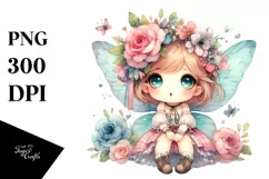 Colorful Small Fairy, High-Res PNG Product Image 1