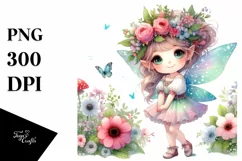 Colorful Small Fairy, High-Res PNG Product Image 1