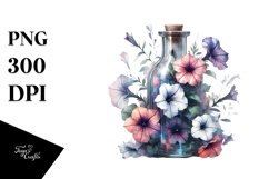 Vibrant Abstract Bottle Clipart Product Image 1