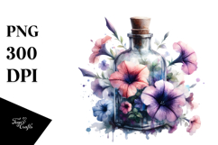 Vibrant Abstract Bottle Clipart Product Image 1