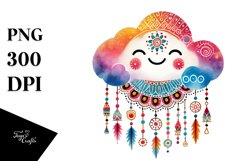 Digital Painting of Adorned Cloud Product Image 1