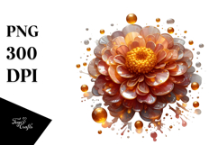 Abstract Material Marigold PNG Product Image 1