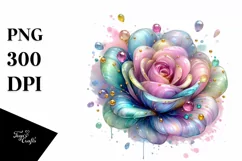 Detailed Vibrant Rose PNG Product Image 3