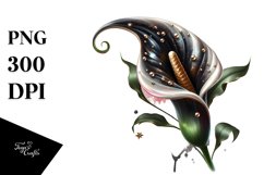 Glossy Calla Lily Art | Sublimation Clipart Product Image 3