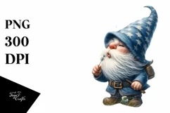 Gnome Blowing Dandelion Clipart |T-shirt, Mug, Tumbler Product Image 8