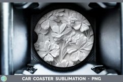 GorgeousWhite 3D Sculpture Car Coaster design.