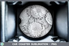 GorgeousWhite 3D Sculpture Car Coaster design.