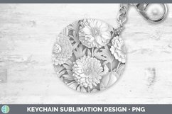 GorgeousWhite 3D Sculpture Keychain design.
