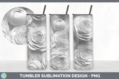 GorgeousWhite 3D Sculpture Tumbler design.