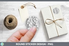 GorgeousWhite 3D Sculpture Stickers design.