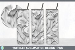 GorgeousWhite 3D Sculpture Tumbler design.