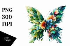 Vibrant Eagle in USA Flag Colors PNG Product Image 3