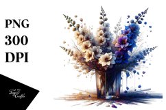 Abstract Artistic Delphinium Clipart Product Image 1