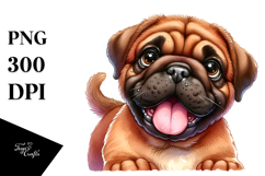 Cute Bullmastiff PNG Product Image 1
