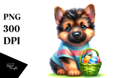 Baby German Shepherd PNG Product Image 1
