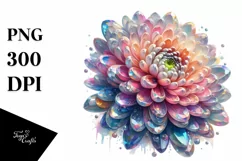 Detailed Vibrant Chrysanthemum PNG Product Image 1