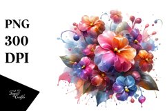 Glossy Impatiens Shiny Abstract | Clipart Product Image 3