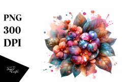 Glossy Impatiens Shiny Abstract | Clipart Product Image 1