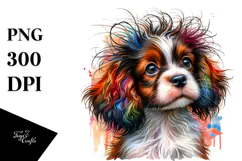 Expressive Baby English Springer Spaniel, PNG Product Image 1