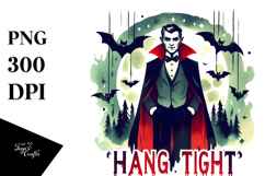 Vampire Hang Tight, PNG Product Image 1