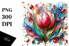 Watercolor Luxury Flower Splash Clipart Product Image 3