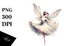 Retro Dancing Gothic Fairy, Transparent PNG Product Image 1