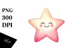 Smiling Star PNG Product Image 1