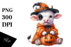 Cute Baby Cow Clipart Product Image 1