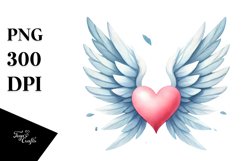 Heart with Diamond Like Material, PNG Product Image 1