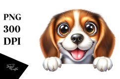 Crazy Beagle Sticker | Sublimation | Clipart Product Image 3