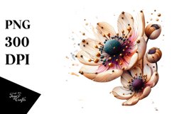 Abstract Stained Anemone | Clipart Product Image 3