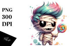 Funny Cute Mummy with Lollipop, High-Res PNG Product Image 1